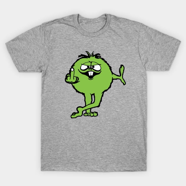 Alien Flip-Off T-Shirt by Chewbaccadoll